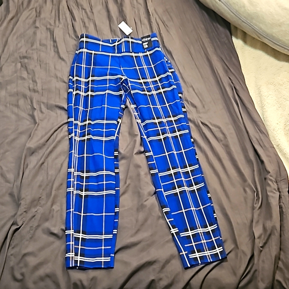 Women's high waist ankle stretch pants